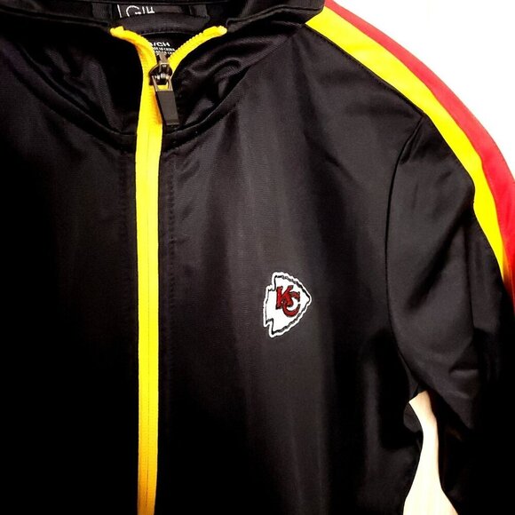 Kansas City Chiefs Womens New Womens Black Full Zip Jacket - Picture 3 of 9